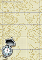 手绘地图和指南针背景素材|底纹|地理|地图|矢量素材|手绘|指南针|中国地图山西地图|中国地图地图|世界地图地图|世界地图-矢量地图