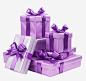 紫色的礼盒高清素材 PNG素材 礼盒 紫色 蝴蝶结 免抠png 设计图片 免费下载