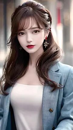 气质美女 | 无界AI