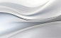 abstract white and silver background with smooth lines generative ai