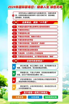 创意国际禁毒日宣传海报设计