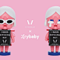 CRYBABY V EYEWEAR Edition By Molly Yllom of Molly’s Factory x V EYEWEAR : VOGUE, strike a pose. Molly Yllom of Molly’s Factory has landed a huge deal! Working with  "V EYEWEAR" collaboration bringing Molly’s ;(rybaby mixing with fashion and desi