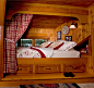 Built In Dormer Bed eclectic bedroom