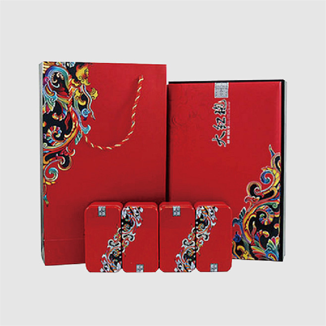 茶叶包装礼盒-纸盒 (32) 大红袍茶叶...