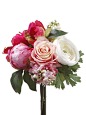Wedding Flowers | Silk Rose and Peony Bouquet |Afloral.com
