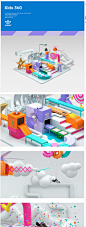 鞋C4D，工厂，c4d作品欣赏，c4