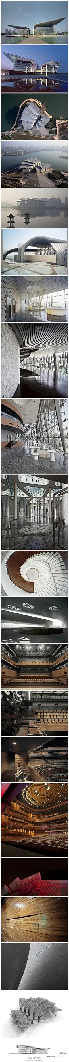 外观与内饰：新的文化建设项目,中国江苏省无锡市无锡大剧院，PES建筑师完成。