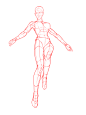 Pose Reference — Flying poses for the book of "heroic" poses Thanks...