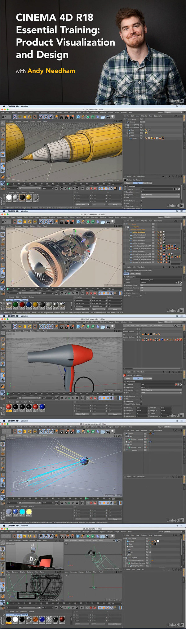 C4D R18 产品可视化设计基础培训教...