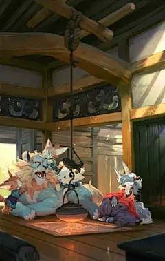 日本插画家 村山竜大(OVOPACK) 精灵插画设计