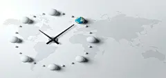 时间表艺术海报背景 平面电商 创意素材