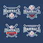 棒球徽标，logo标志矢量图素材