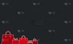 “黑色星期五”的背景。购物袋和礼品盒背景。和复制空间区域，适合放置在与期望的主题内容。