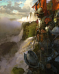 Craig Mullins 克雷格·穆林斯 ：绘画风格多样，尤其擅长使用简单的块面和色彩来表现丰富逼真的光影效果。其参与的影游项目，也都是家喻户晓的佳作，如《最终幻想》、《帝国时代3》、《星球大战》、《极品飞车7：地下狂飚》、 《光环2》 、《黑客帝国革命》《侏罗纪公园》等等。