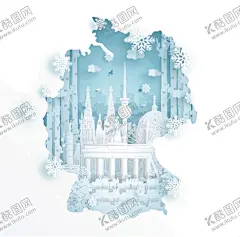 城市建筑剪纸 【酷图网】旅游海报,国外旅游,剪纸,城市剪纸,纸雕,城市纸雕,世界城市,城市剪影,旅游广告,贺卡,设计素材,背景,城市天际线,卡通城市,手绘城市