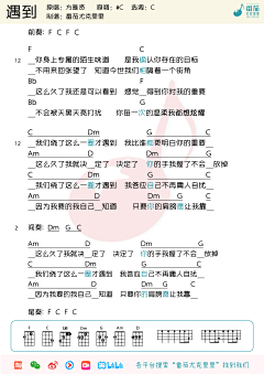 杨小冬采集到ukulele谱