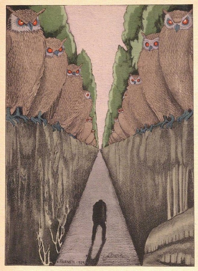 1935年版恶之花lesfleursdumal插图意大利艺术家carlofarneti18921961
