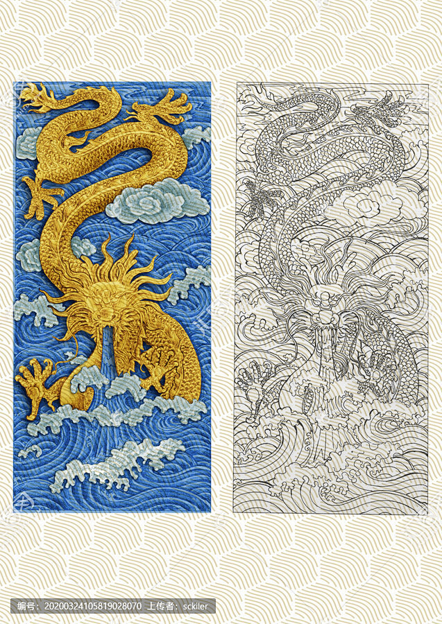 龙浮雕