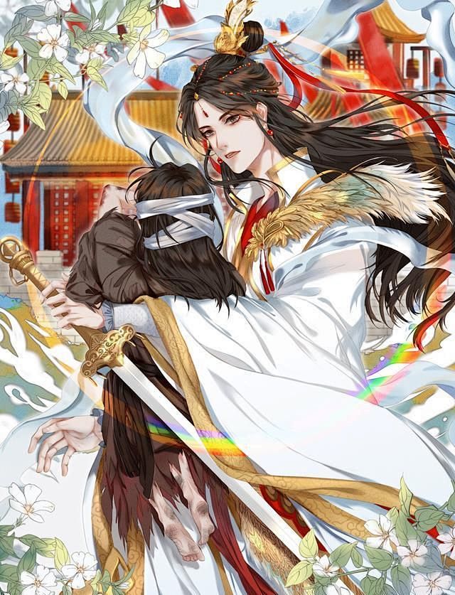 《天官赐福》花城对谢怜的感情, 且爱且敬...