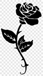 黑白玫瑰花图案其他PNG图片➤来自 PNG搜索网 pngss.com 免费免扣png素材下载！