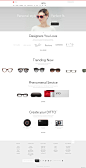高科技DITTO光学眼镜太阳镜产品酷站！酷站截图欣赏-编号：48773