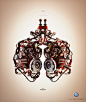 Mechanical Lungs for Volkswagen : Robotic lungs with car engine elements for new Volkswagen advertisement company