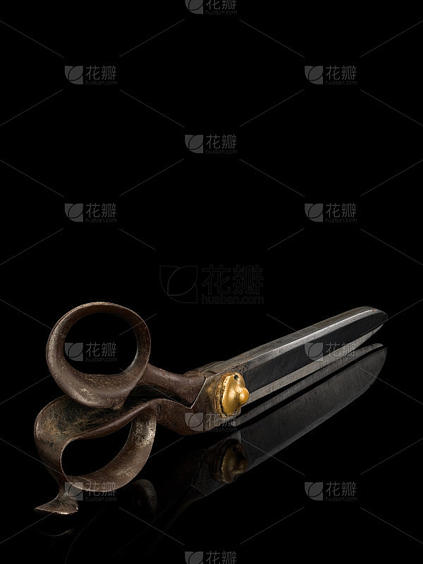 古代专业剪刀为裁缝和切割机