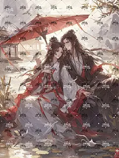 AI版权图古风男女1404