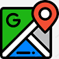 地图GPS定位地图矢量图图标 谷歌地图 UI图标 设计图片 免费下载 页面网页 平面电商 创意素材