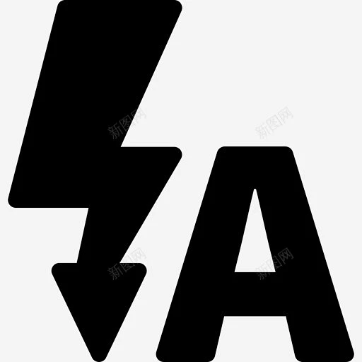 自动闪光灯界面摄像头图标 平面电商 创意素材-花瓣网