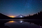 Ian Langenhuysen在 500px 上的照片Trillium Lake Under the Stars