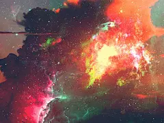 紫宸设计素材宇宙炫酷星空炫彩星云高清图片背景壁纸平面设计素材-淘宝网