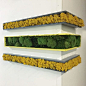 Corners #flowerboxus #creation #unique #mosswall #mossart #moss #verticalgarden #green #nature #interiordesign #design #art #wallart #walldecor #wallcovering #livingwall #wallgarden: