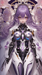 42号紫色机娘 | 无界AI