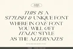 复古优雅现代时尚女性品牌logo电影海报杂志标题装饰英文字体包
