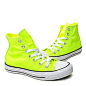 CONVERSE-匡威-帆布鞋-ALL-STAR系列清新荧光配色舒适高帮系带帆布鞋-黄色-CS136250