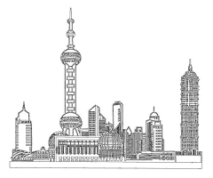 Shaun_W采集到城市线稿