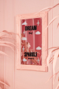 designbygemini paints palm trees in millennial pink at milan design week