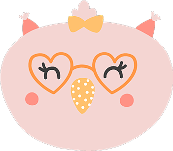 可爱动物笑脸png免抠图