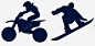 器摩托车的人矢量图 平面电商 创意素材