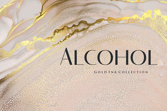 Alcohol Ink Gold Col...