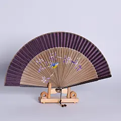 夏季扇子折扇竹扇中国风古典舞蹈扇表演道具扇绢扇和风扇家日用扇-淘宝网
