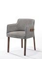 Modrest Jordan Modern Grey & Walnut Dining Chair (Set of 2) – Shoptorious