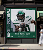 Drawing inspiration from vintage NFL trading cards, this year’s Nike NFL 23-24 global campaign incorporated distinctive framing, player attribute icons, and bold typography—all filtered through a futuristic lens. The desired result was to create a graphic