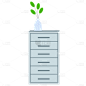 扁平-防诈骗元素贴纸柜子-SVG_画板 1.svg