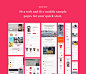 Shopmate - UI kit for the Shop : Meet SHOPMATE, UI Kit for the ShopCreate your Shop design with more then 120 componets, hundreds of UI elements, organized into 8 popular content categories.http://crtv.mk/d0R2j