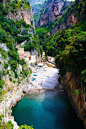 Secluded Beach, Amalfi, Italy