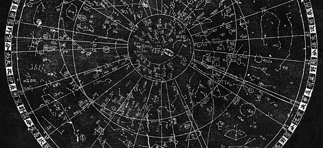 【古星图】（北宋）黄裳《苏州石刻天文图》 - 哔哩哔哩-花瓣网