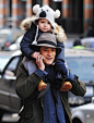 #Orlando Bloom##Flynn Bloom#小胖花小时候简直是花样骑爹