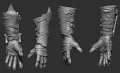 Ruins of Glory - Zbrush and figurine, Marianne Drahonnet - Ivanërya - : Project Graduation for New 3dge, we were 4 students realizing a game prototype named &quot;Ruins of Glory&quot;.  
Here are the sculpt of 2 playable characters that I realized and pau